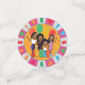 JOOLS TV ®️ Pink Table 60 pc紙吹雪 コンフェッティ (スモール正面)