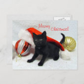 Joon's Christmasポストカード – cat / kitten シーズンポストカード (正面/裏面)