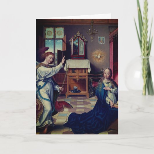 Joos van Cleveによる受胎告知空白の: カード (正面)