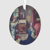 Joos van Cleveによる受胎告知:クリスマス オーナメント (正面)