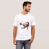 Jordan Mansaf Soccer Mascot Football Fan Apparel Tシャツ (正面フル)
