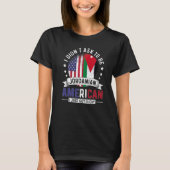 Jordanian American Countries Flags Pride Jordan Fl Tシャツ (正面)