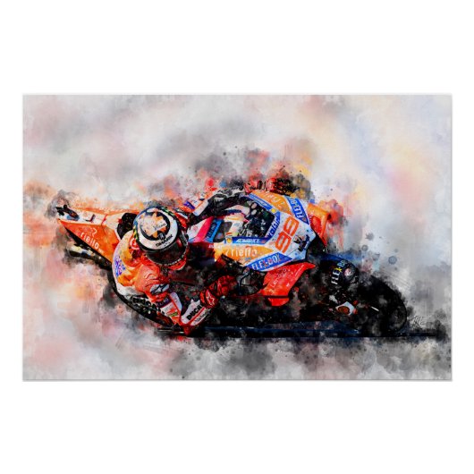 Jorge Lorenzo ポスター (正面)