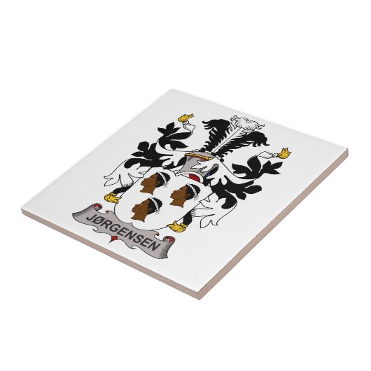 Jorgensenの家紋 タイル (側面)