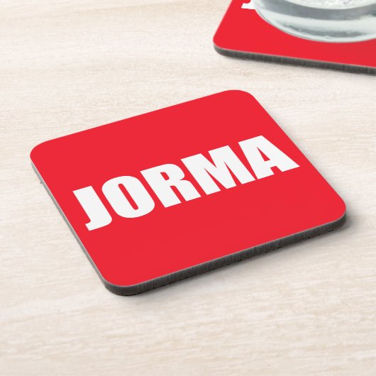 Jorma コースター (左側)