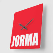 Jorma スクエア壁時計 (傾斜)