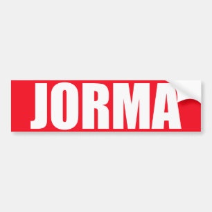 Jorma バンパーステッカー