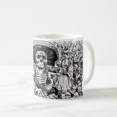 Joséグアダルペポザーダ著Calavera Oaxaqueña コーヒーマグカップ (正面右)