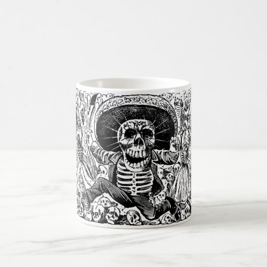 Joséグアダルペポザーダ著Calavera Oaxaqueña コーヒーマグカップ (中央)