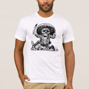 Joséポザーダ著Calavera Oaxaqueña (中心のイメージ) Tシャツ