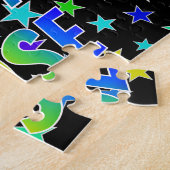 「JOSE」名、おもしろい「ハッピーバースデー」 ジグソーパズル (側面)