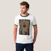 Jose Paezクラシック Men's Shirtによるハートの神聖なアート Tシャツ (正面フル)