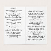 Joselito Prayer Card (内部フラット)