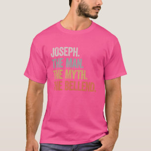 JOSEPH -パパの名おもしろい前、兄弟、伯父、 Tシャツ