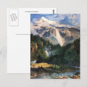 Joseph Anton Koch, Schmadribach Wasserfall, 1822 ポストカード (正面/裏面)