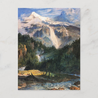 Joseph Anton Koch, Schmadribach Wasserfall, 1822 ポストカード