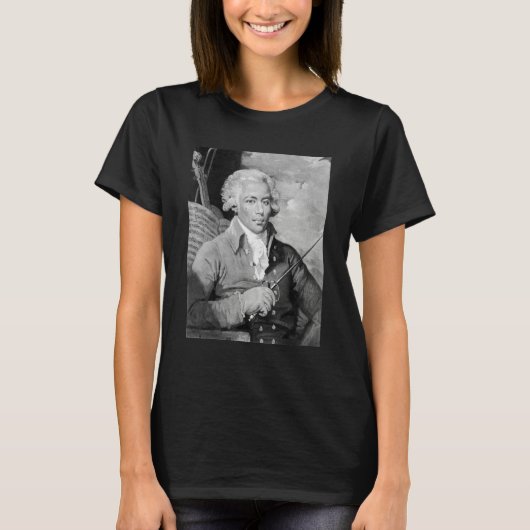 Joseph Boulogne  Music Composer & Fencer French Hi Tシャツ (正面)