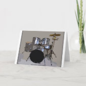 Joseph Happy Birthday Drums カード (裏面)