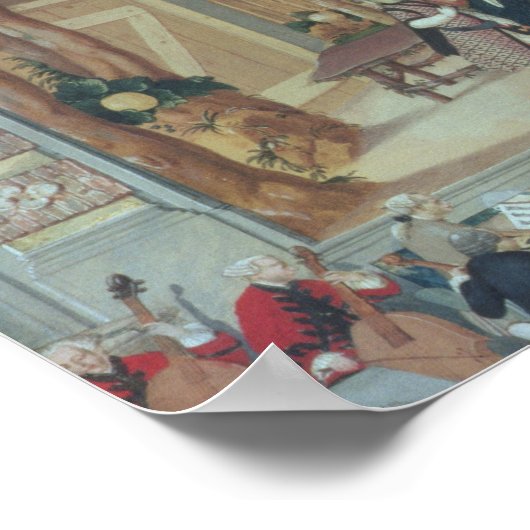 Joseph Haydn at first performance of his opera ポスター (角)