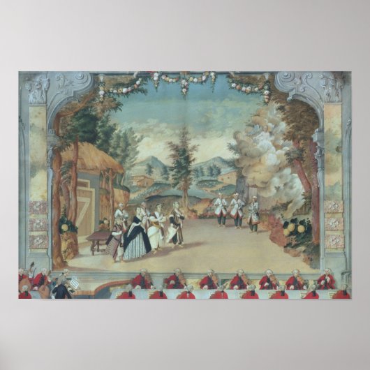 Joseph Haydn at first performance of his opera ポスター (正面)