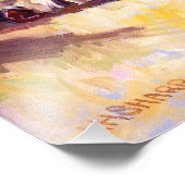 Joseph Henry Sharp the Blue Tepeeポスター フォトプリント (角)