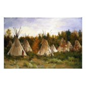 Joseph Henry Sharp The Summer Camp Poster フォトプリント (正面)