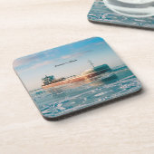 Joseph L. 6台のプラスチック懸命コースターのブロックセット コースター (左側)