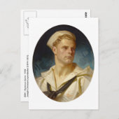 Joseph Leyendeckerによるアメリカンセーラー ポストカード (正面/裏面)