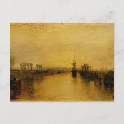 Joseph Mallord William Turner | Chichester Canal,  ポストカード (正面)