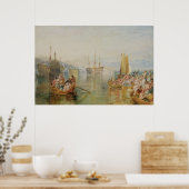 Joseph Mallord William Turner | Saltash, Cornwall ポスター (キッチン)
