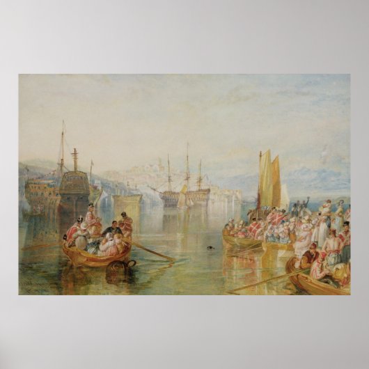 Joseph Mallord William Turner | Saltash, Cornwall ポスター (正面)