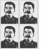 Joseph Stalin, USSR, CCCP, Soviet Union, Communism シール (正面)