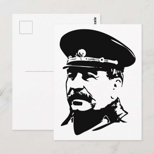 Joseph Stalin, USSR, CCCP, Soviet Union, Communism ポストカード (正面/裏面)