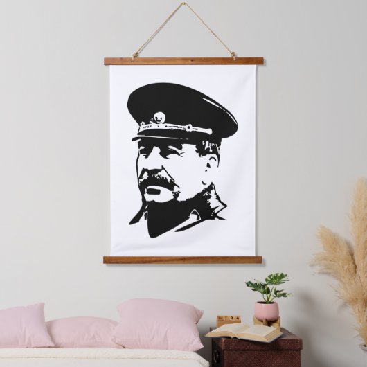 Joseph Stalin, USSR, CCCP, Soviet Union, Communism 吊り下げ型タペストリー (寝室)