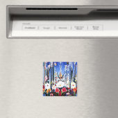 Joseph Stella'絵画s, Flowers Italy マグネット (インサイチュ (食洗機))