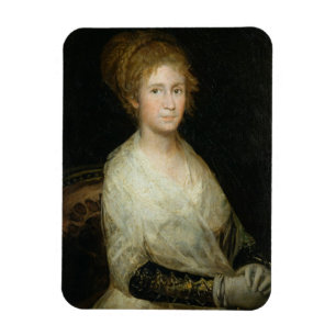 Josepha Bayeu (d.1812)の妻があるために考えられるポートレート マグネット