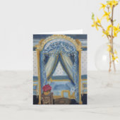 Josephineのためのバラ: フォンテンブローの館 カード (黄色い花)