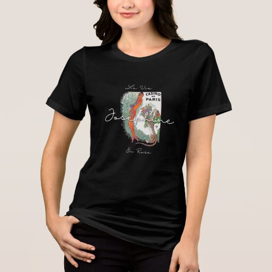 Josephine Jazz Age Elegance – 1920s Paris  トライブレンドＴシャツ (正面)