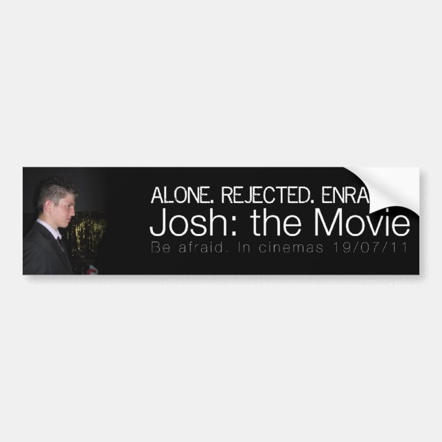 Joshのステッカー バンパーステッカー (正面)