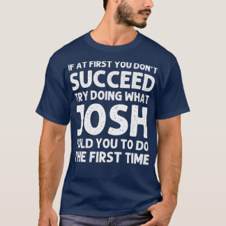 JOSHギフト名パーソナライズされた誕生日おもしろいChristm Tシャツ
