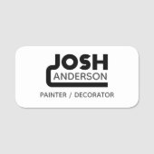 Josh名タグ 名札 (正面)