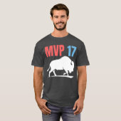 Josh インスパイア Allen MVP Tシャツ(Bills Fan用) Tシャツ (正面フル)