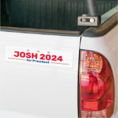 Josh 2024バンパーステッカー バンパーステッカー (トラック上)