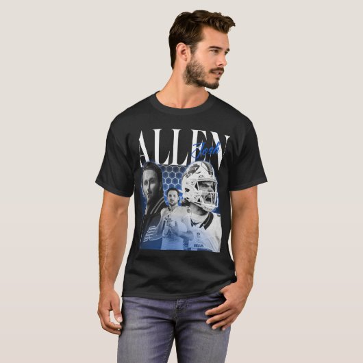 Josh allen 17 tシャツ (正面フル)