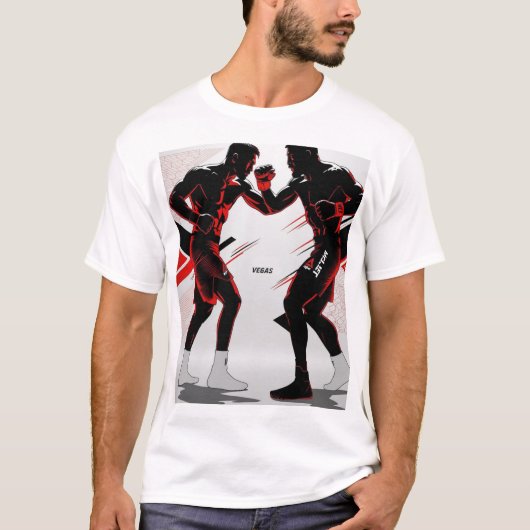 Josh Emmett対Lerone MurphyシャツUFC Tシャツ (正面)