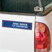 Josh Green ハワイ州知事候補 バンパーステッカー (トラック上)