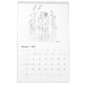 Josh Lanyonのぬり絵帳2016のカレンダー カレンダー (2月 2027)