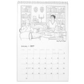Josh Lanyonのぬり絵帳2016のカレンダー カレンダー (1月 2027)