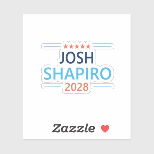 Josh Shapiro 2028 シール (シート)