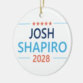 Josh Shapiro 2028 セラミックオーナメント (左)